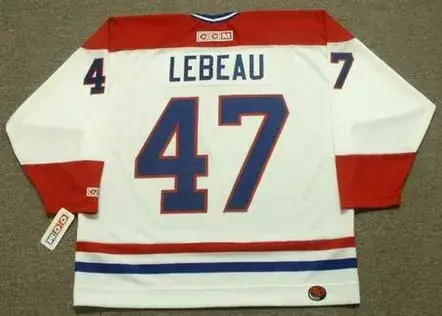 STEPHAN LEBEAU Montreal Canadiens 1993 Home CCM Throwback NHL Hockey Jersey 