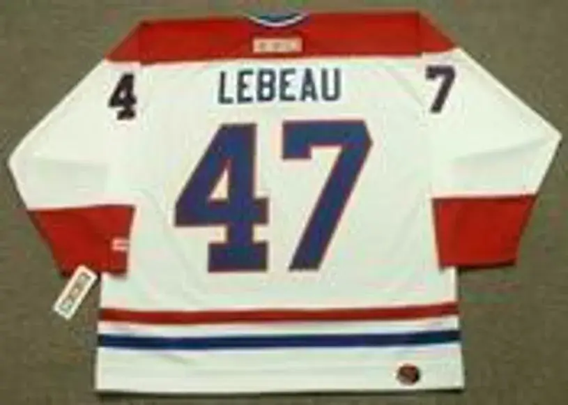 STEPHAN LEBEAU Montreal Canadiens 1993 Home CCM Throwback NHL Hockey Jersey 