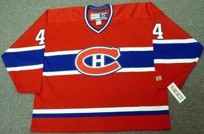 STEPHANE RICHER Montreal Canadiens 1986 CCM Throwback Away NHL Hockey Jersey