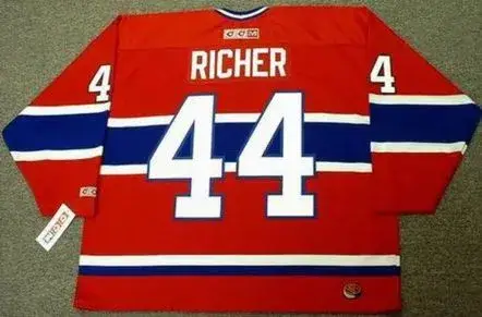 STEPHANE RICHER Montreal Canadiens 1986 CCM Throwback Away NHL Hockey Jersey 