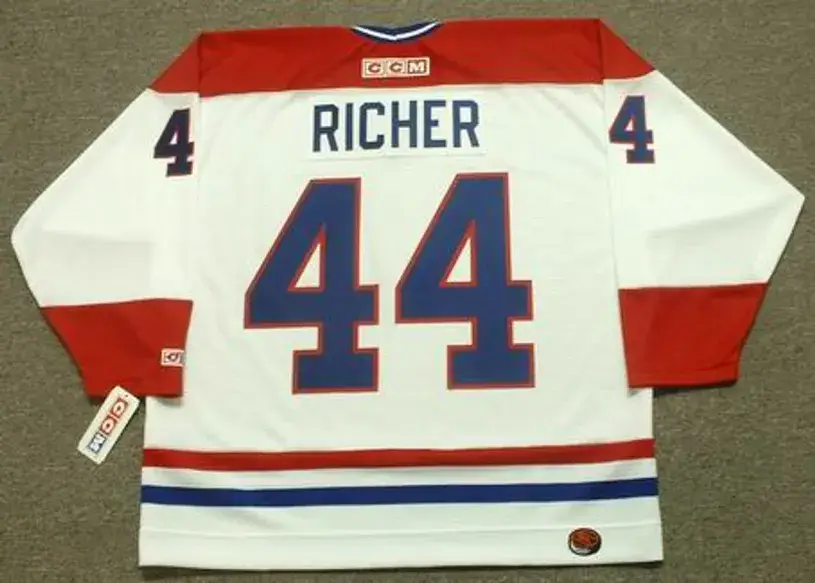 STEPHANE RICHER Montreal Canadiens 1986 CCM Throwback Home NHL Jersey 