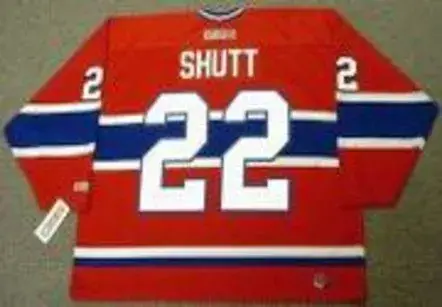STEVE SHUTT Montreal Canadiens 1979 CCM Throwback Away NHL Hockey Jersey 