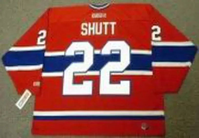 STEVE SHUTT Montreal Canadiens 1979 CCM Throwback Away NHL Hockey Jersey 