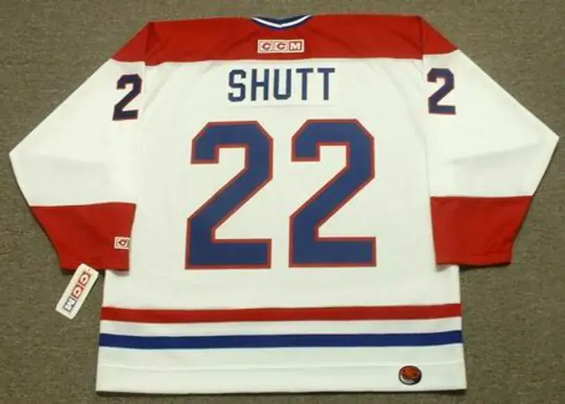STEVE SHUTT Montreal Canadiens 1983 CCM Throwback Home NHL Jersey 