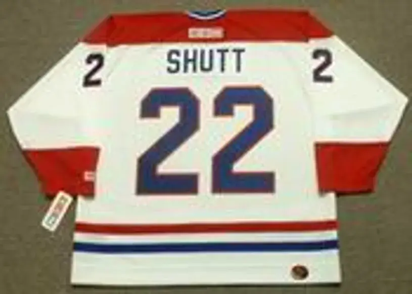 STEVE SHUTT Montreal Canadiens 1983 CCM Throwback Home NHL Jersey 