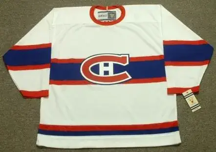 TOE BLAKE Montreal Canadiens 1946 CCM Vintage Throwback NHL Jersey
