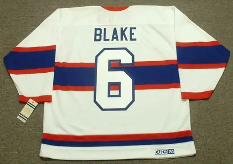 TOE BLAKE Montreal Canadiens 1946 CCM Vintage Throwback NHL Jersey 