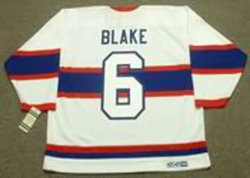 TOE BLAKE Montreal Canadiens 1946 CCM Vintage Throwback NHL Jersey 