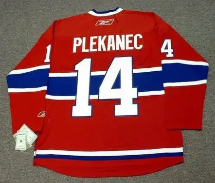 TOMAS PLEKANEC Montreal Canadiens 2015 REEBOK Throwback NHL Hockey Jersey 