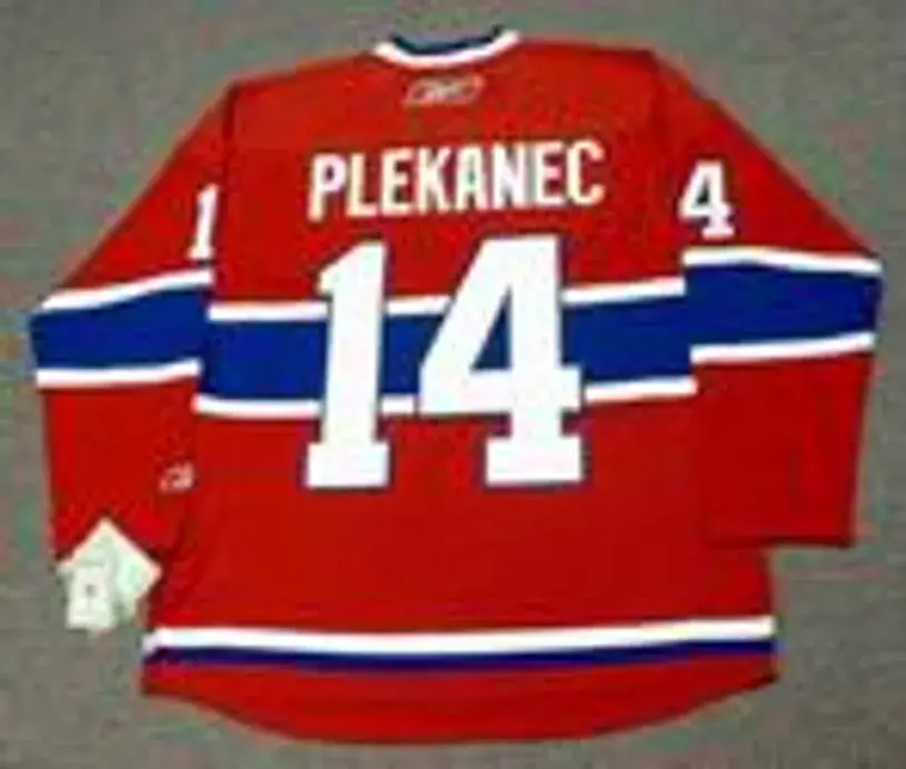 TOMAS PLEKANEC Montreal Canadiens 2015 REEBOK Throwback NHL Hockey Jersey 