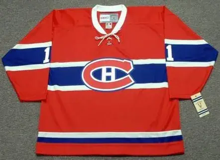TONY ESPOSITO Montreal Canadiens 1968 CCM Vintage Throwback NHL Hockey Jersey