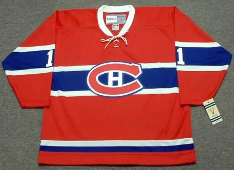 TONY ESPOSITO Montreal Canadiens 1968 CCM Vintage Throwback NHL Hockey Jersey