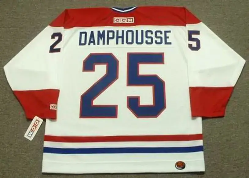 VINCENT DAMPHOUSSE Montreal Canadiens 1996 Home CCM Throwback NHL Hockey Jersey 