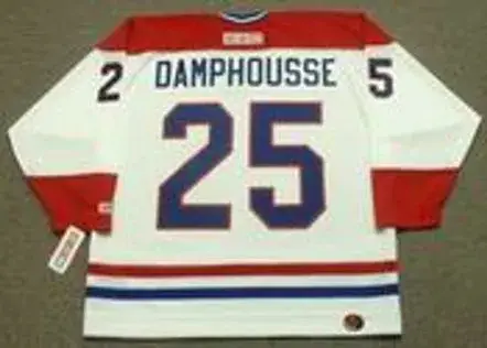 VINCENT DAMPHOUSSE Montreal Canadiens 1996 Home CCM Throwback NHL Hockey Jersey 