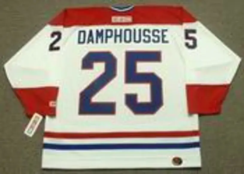 VINCENT DAMPHOUSSE Montreal Canadiens 1996 Home CCM Throwback NHL Hockey Jersey 
