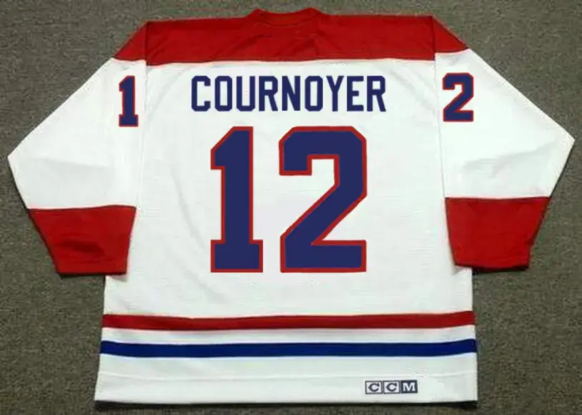 YVAN COURNOYER Montreal Canadiens 1968 Away CCM NHL Throwback Hockey Jersey
