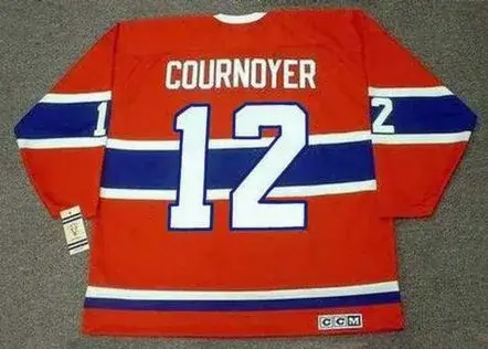 YVAN COURNOYER Montreal Canadiens 1968 Home CCM Throwback NHL Hockey Jersey 