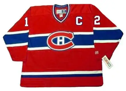 YVAN COURNOYER Montreal Canadiens 1978 CCM Throwback Away NHL Jersey
