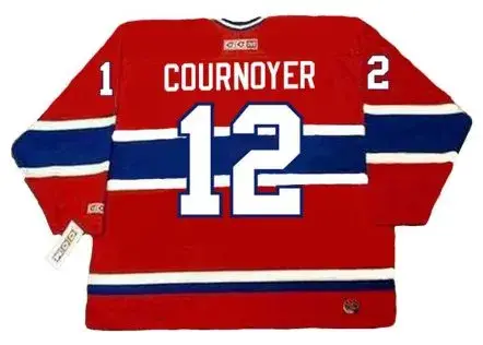 YVAN COURNOYER Montreal Canadiens 1978 CCM Throwback Away NHL Jersey 