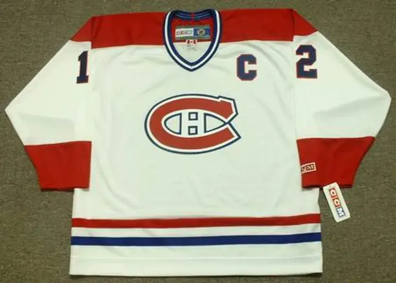 YVAN COURNOYER Montreal Canadiens 1978 CCM Throwback Home NHL Jersey
