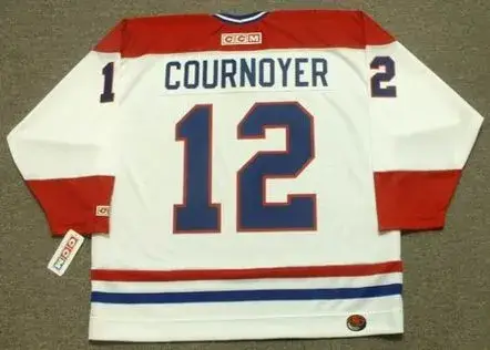 YVAN COURNOYER Montreal Canadiens 1978 CCM Throwback Home NHL Jersey 