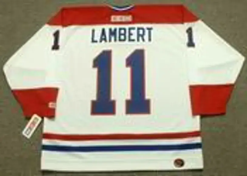 YVON LAMBERT Montreal Canadiens 1978 CCM Throwback Home NHL Jersey 
