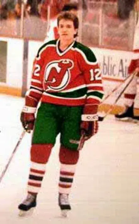 MARK JOHNSON New Jersey Devils 1988 CCM Vintage Throwback NHL Hockey Jersey 
