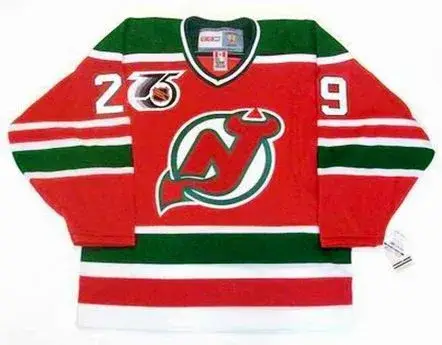 MARTIN BRODEUR New Jersey Devils 1992 “Rookie” Away  CCM NHL Vintage Throwback Jersey