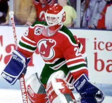 MARTIN BRODEUR New Jersey Devils 1992 “Rookie” Away  CCM NHL Vintage Throwback Jersey 