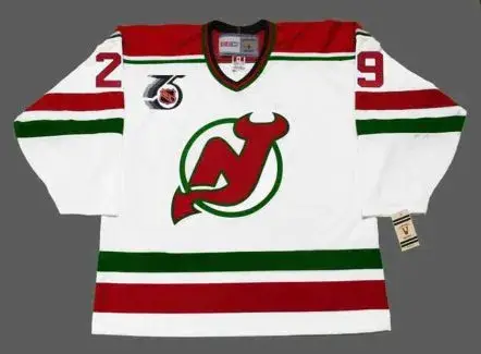 MARTIN BRODEUR New Jersey Devils 1992 CCM Vintage Throwback “Rookie” Home Jersey