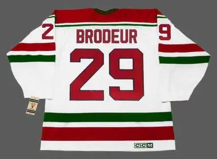 MARTIN BRODEUR New Jersey Devils 1992 CCM Vintage Throwback “Rookie” Home Jersey 