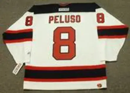 MIKE PELUSO New Jersey Devils 1995 CCM Throwback Home NHL Hockey Jersey 