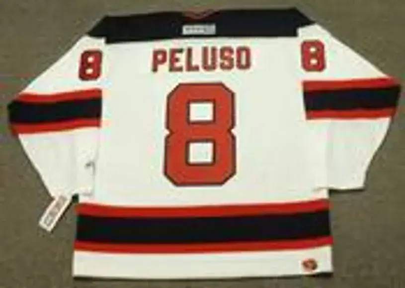 MIKE PELUSO New Jersey Devils 1995 CCM Throwback Home NHL Hockey Jersey 
