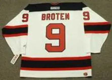 NEAL BROTEN New Jersey Devils 1995 CCM Throwback Home NHL Hockey Jersey 