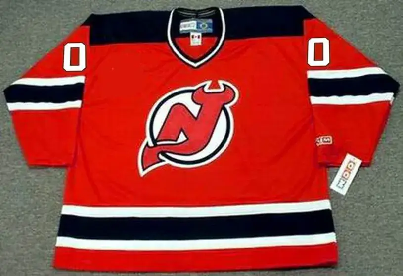 NEW JERSEY DEVILS 1990’s CCM Throwback Away Jersey Customized “Any Name & Number(s)”