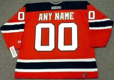 NEW JERSEY DEVILS 1990’s CCM Throwback Away Jersey Customized “Any Name & Number(s)” 