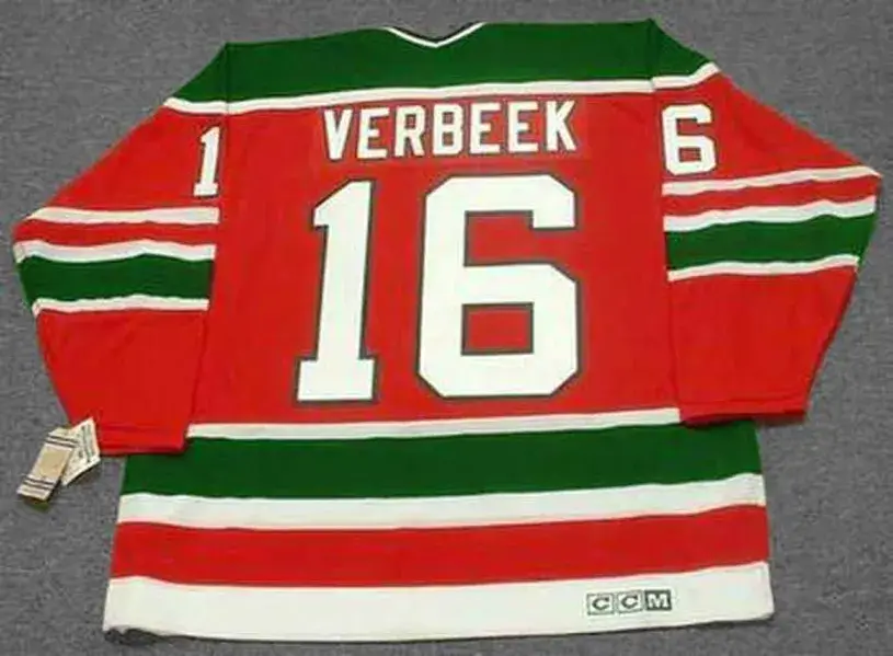 PAT VERBEEK New Jersey Devils 1988 CCM Vintage Throwback NHL Hockey Jersey 