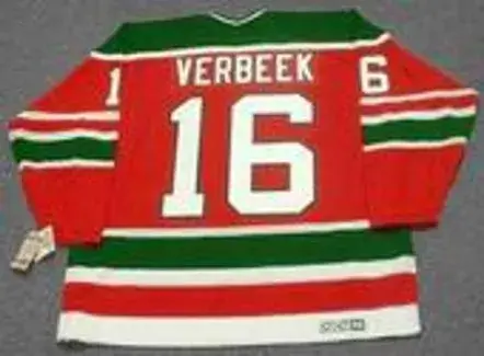 PAT VERBEEK New Jersey Devils 1988 CCM Vintage Throwback NHL Hockey Jersey 