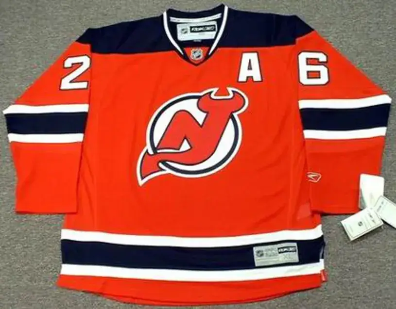 PATRIK ELIAS New Jersey Devils 2010 REEBOK Throwback NHL Hockey Jersey