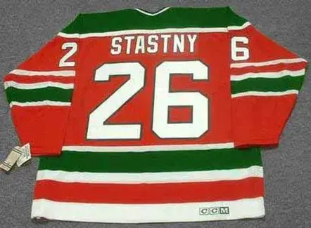 PETER STASTNY New Jersey Devils 1991 CCM Vintage Throwback NHL Hockey Jersey 