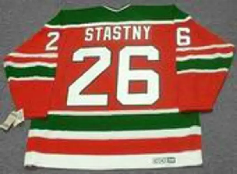 PETER STASTNY New Jersey Devils 1991 CCM Vintage Throwback NHL Hockey Jersey 