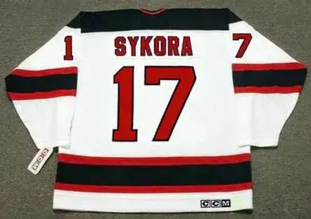 PETR SYKORA New Jersey Devils 1998 Home CCM Throwback NHL Hockey Jersey 