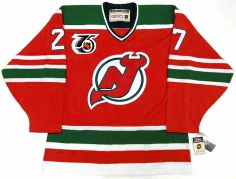 SCOTT NIEDERMAYER New Jersey Devils 1992 CCM Vintage “Rookie” Away Jersey