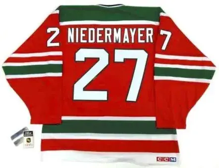 SCOTT NIEDERMAYER New Jersey Devils 1992 CCM Vintage “Rookie” Away Jersey 