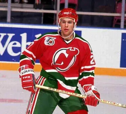 SCOTT NIEDERMAYER New Jersey Devils 1992 CCM Vintage “Rookie” Away Jersey 