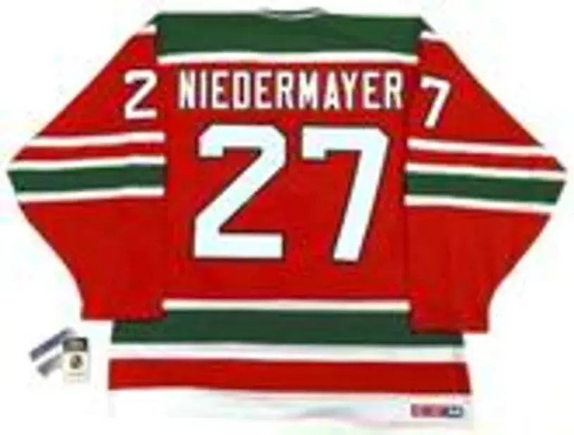 SCOTT NIEDERMAYER New Jersey Devils 1992 CCM Vintage “Rookie” Away Jersey 