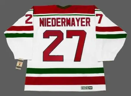 SCOTT NIEDERMAYER New Jersey Devils 1992 CCM Vintage “Rookie” Home Jersey 