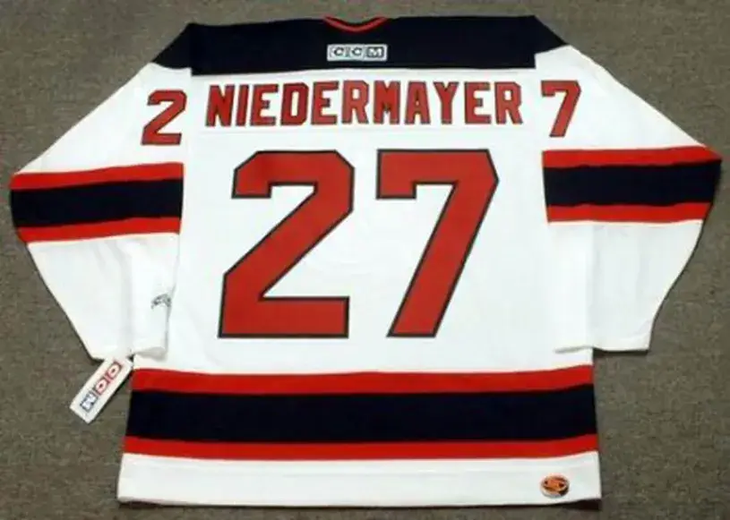 SCOTT NIEDERMAYER New Jersey Devils 2003 Home CCM NHL Vintage Throwback Jersey 