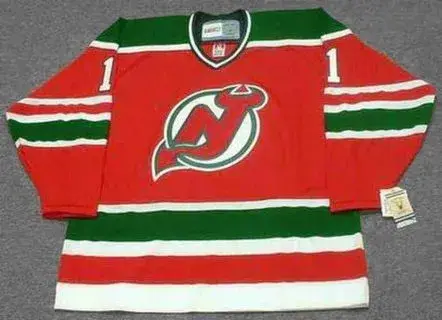 SEAN BURKE New Jersey Devils 1988 CCM Vintage Throwback NHL Hockey Jersey