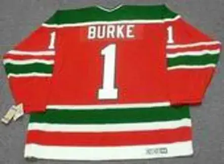 SEAN BURKE New Jersey Devils 1988 CCM Vintage Throwback NHL Hockey Jersey 